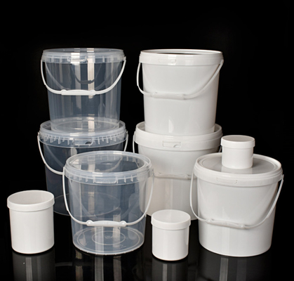 Bottile di plastica trasparente con stampa IML Forma di bottile resistente T/T accettato