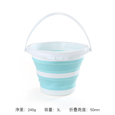 Bottile di plastica pieghevole facile da trasportare leggero per il viaggio pieghevole
