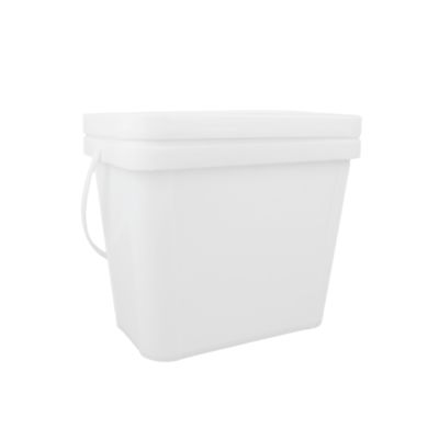 Secchio quadrato in plastica PP per vernice 100% materie prime vergini quadrato