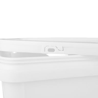 Secchio quadrato in plastica per uso alimentare con IML/Termotrasferimento/Serigrafia 1,2 Kg