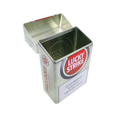 Contenitore in latta metallica per marchi e imballaggi