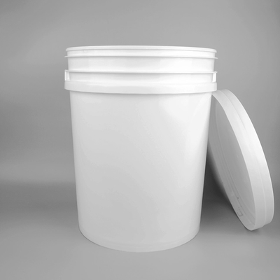 Bottile di plastica rotonda chimica con capacità di 1 litro e stampa a trasferimento di calore