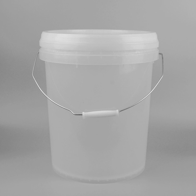 Secchio di plastica trasparente del polipropilene