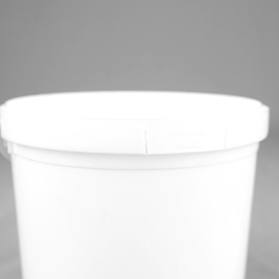 Capo disponibile secchio di plastica per la conservazione degli alimenti con logo personalizzabile