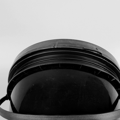 secchio di plastica rotondo nero di 4.8L pp secchio di plastica della pittura da 1 gallone