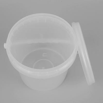 progettazione di plastica trasparente vuota del secchio IML di 12*11*12cm per industria alimentare
