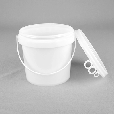 Lo SGS ha certificato i chiari contenitori di stoccaggio di plastica dell'alimento del secchio da 1 litro