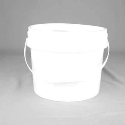 Secchio di plastica con il coperchio, un secchio di plastica del giro chimico 5L da 1,5 galloni