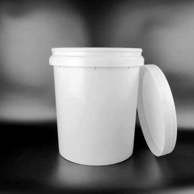 Secchio di plastica materiale 25L di agricoltura pp con il coperchio accatastabile