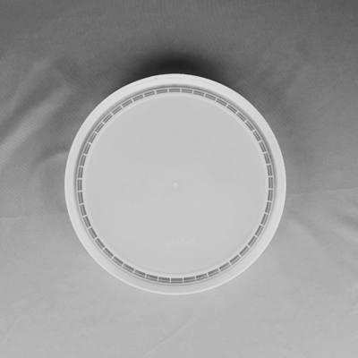 IML che identifica secchio di plastica dipinto colla 14L con il coperchio e la maniglia