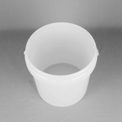 giro 8L recipienti di plastica di 2 galloni con i coperchi, due secchi di plastica di gallone