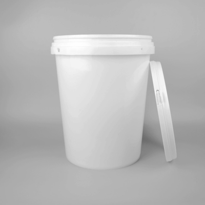 Secchio bianco della pittura della plastica del polipropilene da 4 galloni con il coperchio