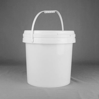 Secchio rotondo bianco materiale 10L Pail With Lid della pittura dei pp 10 litri