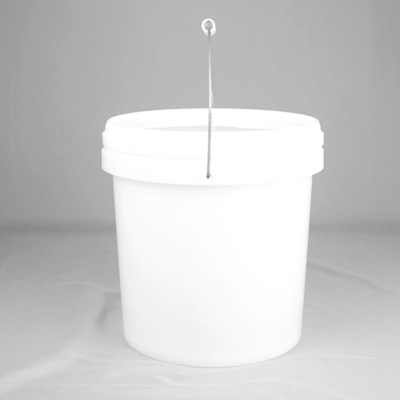 25cm DIA Transparent Plastic Bucket un chiaro secchio da 10 litri per alimento