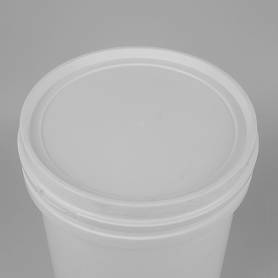 20Liter bianco un giro di plastica di 5 secchi di gallone a forma di con il coperchio di Snap-on