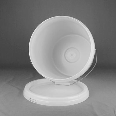 Secchio rotondo bianco materiale 10L Pail With Lid della pittura dei pp 10 litri