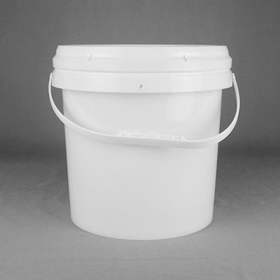 Secchio rotondo bianco materiale 10L Pail With Lid della pittura dei pp 10 litri