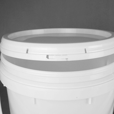 Bottile di vernice di plastica rotonda con becco di versione e resistente al calore