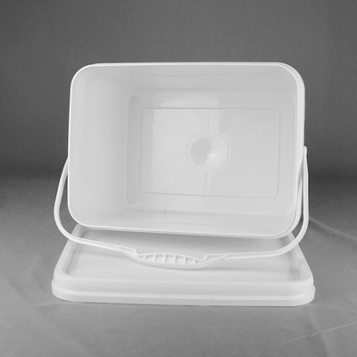 5 galloni i secchi di plastica quadrati da 20 litri con industria alimentare del coperchio