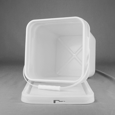 Contenitore di plastica quadrata di qualità alimentare destinato al mercato con una capacità di 1,2 kg