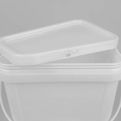 Bottile di plastica quadrata di qualità alimentare resistente agli urti leggero con capacità di 10 litri