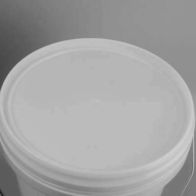 Il secchio di plastica rotondo bianco FDA ha certificato la capacità Depand sulla richiesta dei clienti