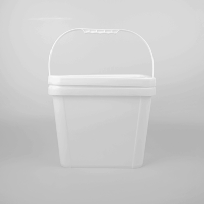 ISO9001 secchio di plastica del quadrato di gallone 6L di certificazione 1,5 per i frutti di mare