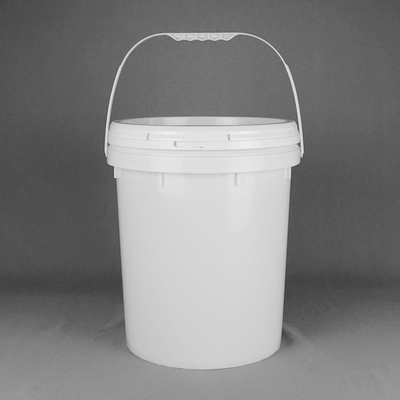 22L bianco una pittura di plastica Pail With Lid di 5 secchi di plastica di gallone