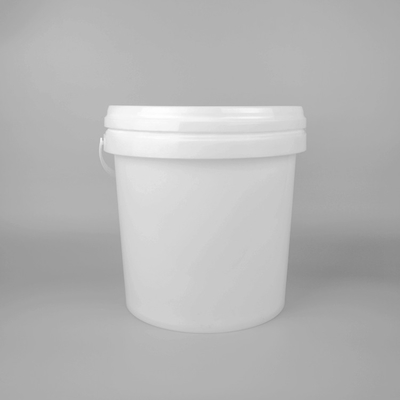 Secchio di plastica trasparente su misura con il giro 8L 10L del coperchio