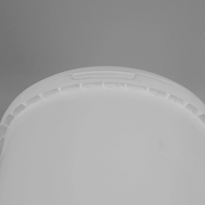 Il secchio di plastica rotondo bianco FDA ha certificato la capacità Depand sulla richiesta dei clienti