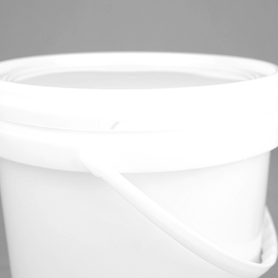 Secchio di plastica su misura 5L/Litre pp Pail White Round Plastic Barrel della pittura