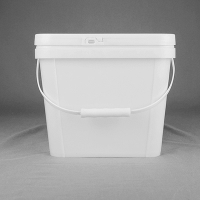 ISO9001 secchio di plastica del quadrato di gallone 6L di certificazione 1,5 per i frutti di mare