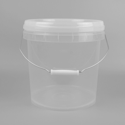 secchio di plastica di plastica trasparente del secchio 10L di 25*23*27cm con il coperchio