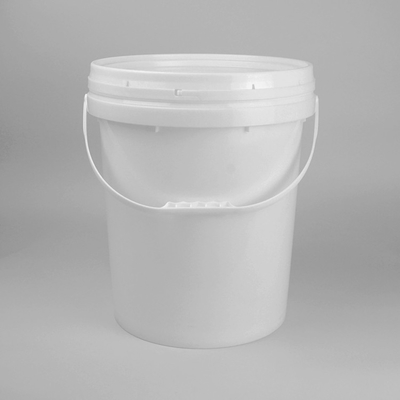 Piccola plastica trasparente intorno al secchio stampato su ordinazione con il coperchio