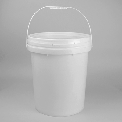Piccola plastica trasparente intorno al secchio stampato su ordinazione con il coperchio