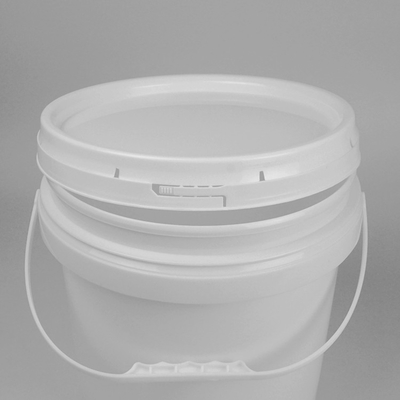 Piccola plastica trasparente intorno al secchio stampato su ordinazione con il coperchio