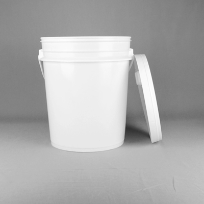18L secchio di plastica ad alta temperatura della pittura del secchio di plastica da 4,8 galloni chiaro 5 galloni