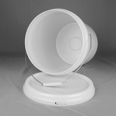 Dipinga un secchio di plastica rotondo Pail For Coating di plastica bianca da 5 galloni