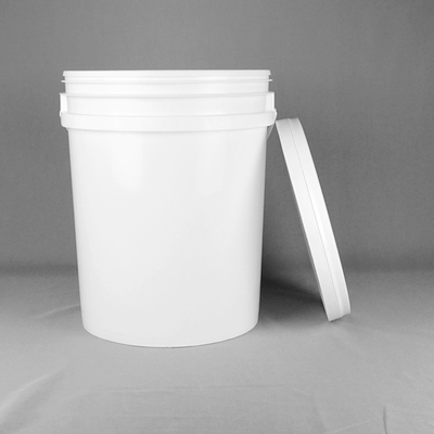Secchio rotondo bianco di plastica 20L della pittura