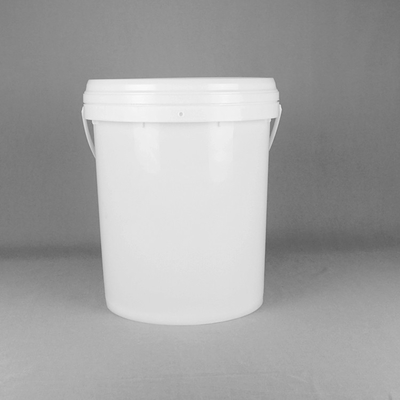 Dipinga un secchio di plastica rotondo Pail For Coating di plastica bianca da 5 galloni