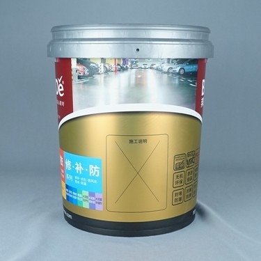 20 litri Gray Plastic Paint Bucket With versano il becco ed il coperchio