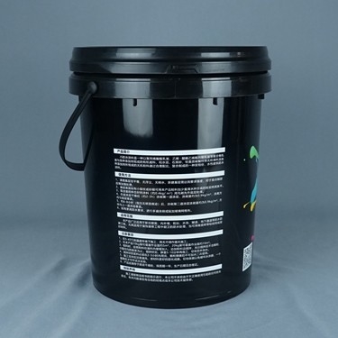 Pittura intorno ai secchi di plastica 20L con il coperchio e la maniglia