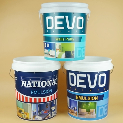 Verniciatura in plastica a scatola rotonda e a prova di perdite Sì per progetti di verniciatura pesanti