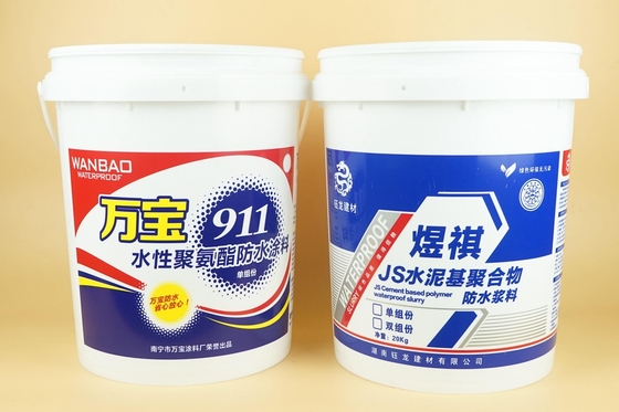 Verniciatura in plastica a scatola rotonda e a prova di perdite Sì per progetti di verniciatura pesanti