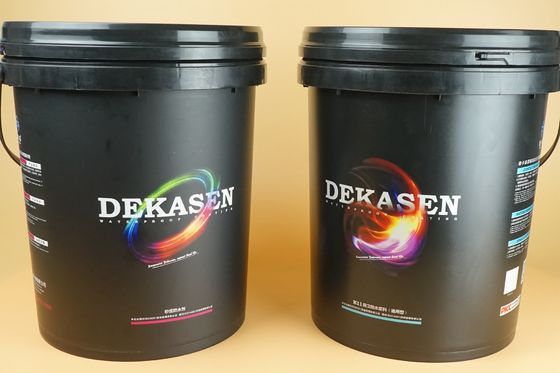 1.2 kg di pittura di plastica 1 gallone di capacità con manico e coperchio garantito