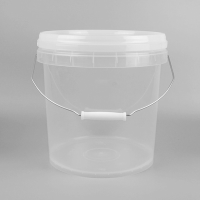 10L ha personalizzato chiaro Toy Buckets Plastic Beach Pails di plastica con i coperchi