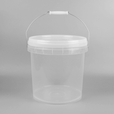 10L ha personalizzato chiaro Toy Buckets Plastic Beach Pails di plastica con i coperchi