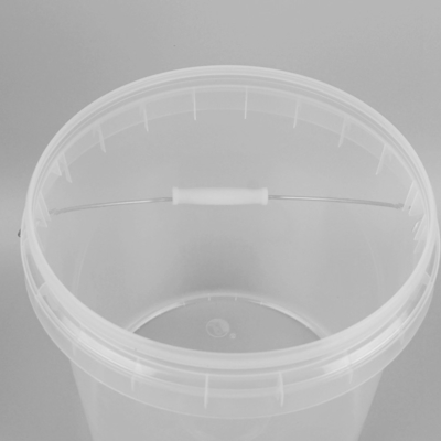 10L ha personalizzato chiaro Toy Buckets Plastic Beach Pails di plastica con i coperchi