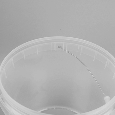 10L ha personalizzato chiaro Toy Buckets Plastic Beach Pails di plastica con i coperchi