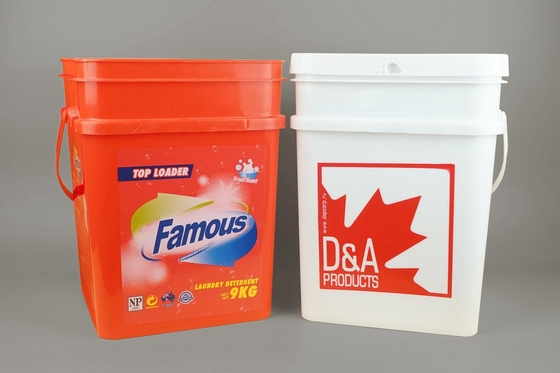 chiaro secchio di plastica quadrato del commestibile di 25*17*15.8cm con approvazione dello SGS